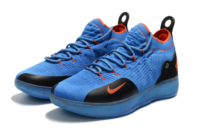 Nike KD 11 Royal Blue Black-Orange Shoes